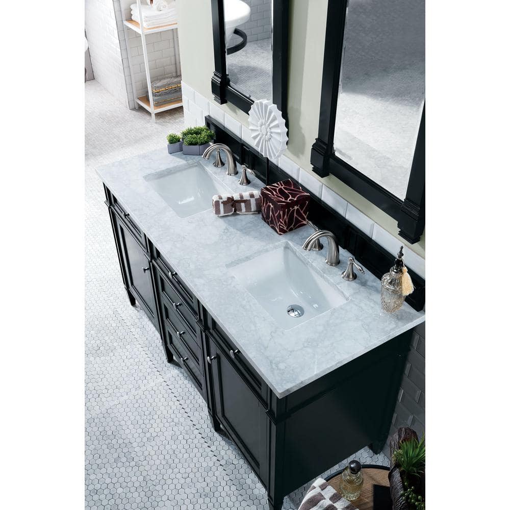 James Martin Vanities Brittany Black Onyx Rectangular Wall Mirror 21.7 x 39.2 Inches - Image 6