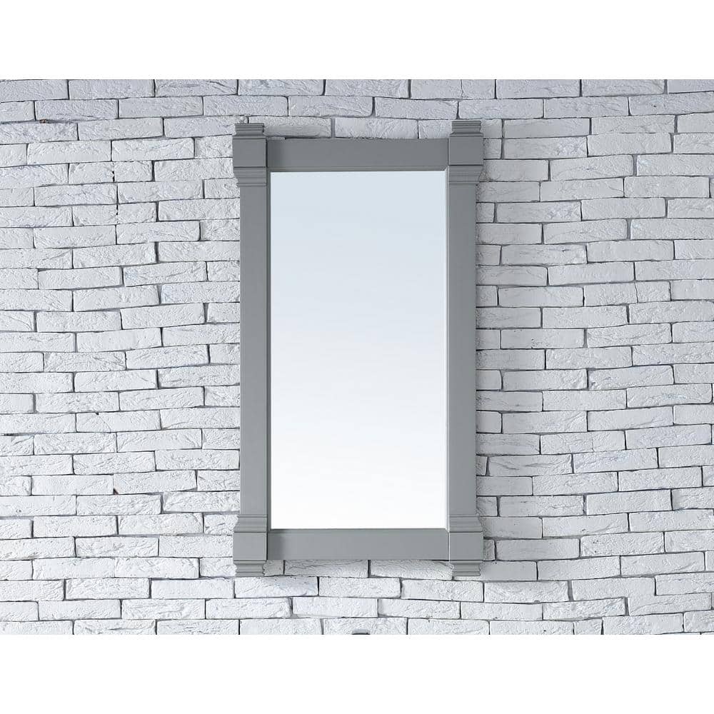 James Martin Vanities Brittany Urban Gray Rectangular Bathroom Vanity Mirror, 21.7 x 39.2 Inches - Image 3
