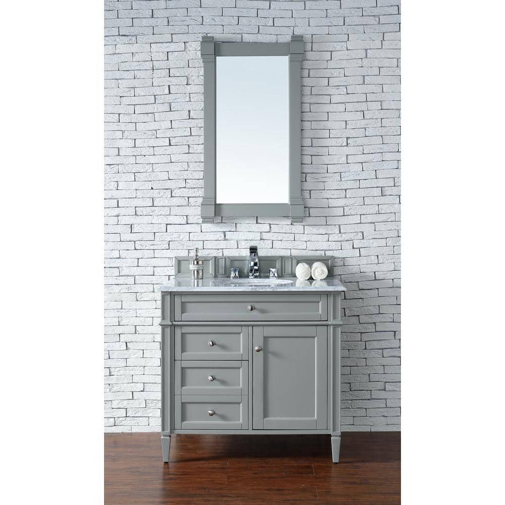 James Martin Vanities Brittany Urban Gray Rectangular Bathroom Vanity Mirror, 21.7 x 39.2 Inches - Image 7