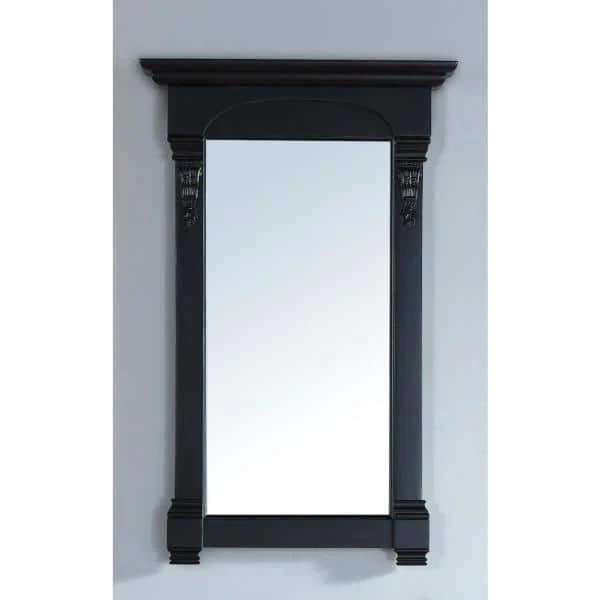 James Martin Vanities Brookfield 26" x 42" Antique Black Bathroom Vanity Mirror - Image 3