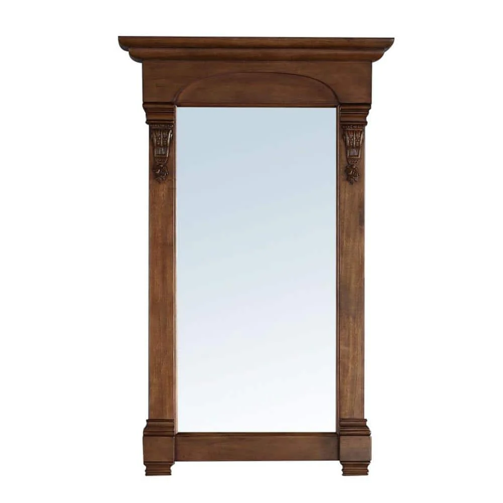 James Martin Vanities Brookfield 26" x 42" Rectangular Bathroom Vanity Mirror in Country Oak