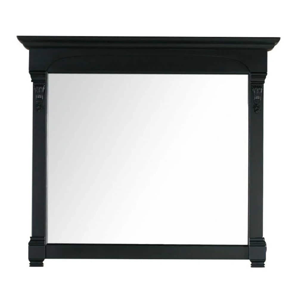 James Martin Vanities Brookfield 47.2" x 41.3" Antique Black Vanity Mirror