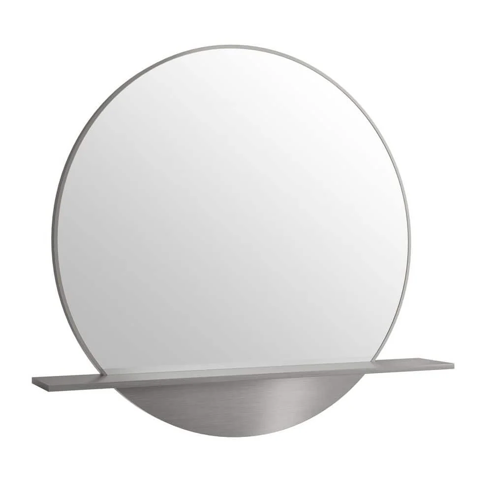 James Martin Vanities Brushed Nickel Rectangular Bathroom Vanity Mirror 24x22 - Image 4