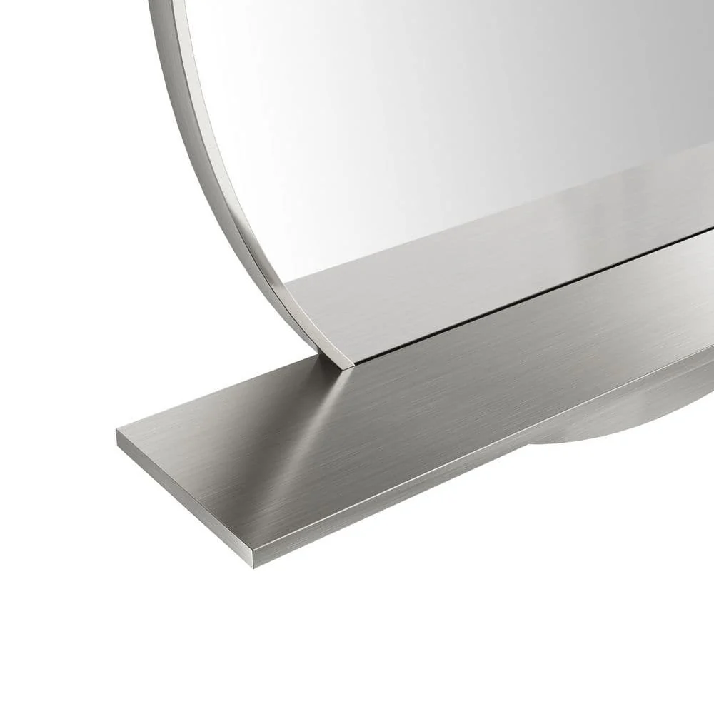 James Martin Vanities Brushed Nickel Rectangular Bathroom Vanity Mirror 24x22 - Image 6