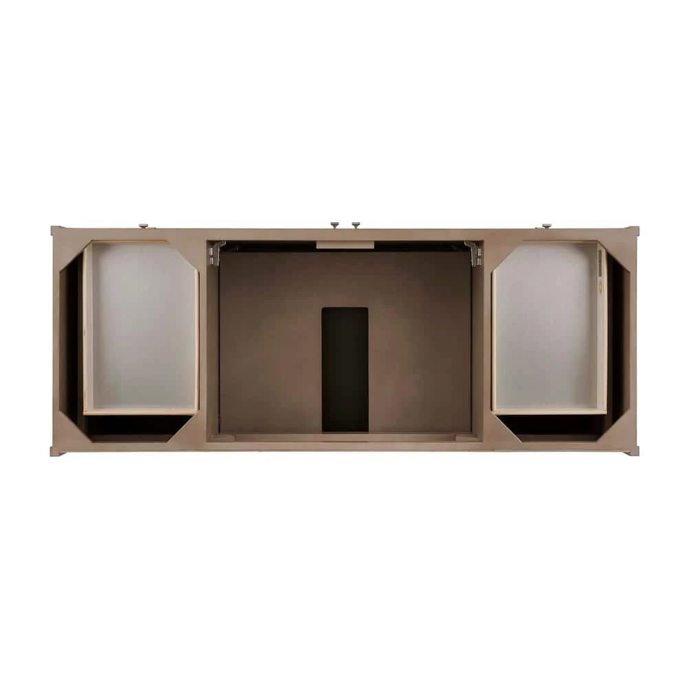 James Martin Vanities Chicago 60" Single Bath Vanity Cabinet in White Washed Walnut - Image 2