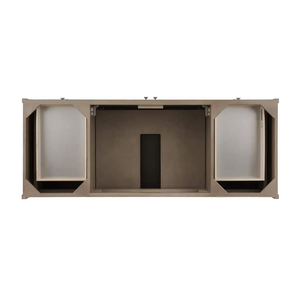 James Martin Vanities Chicago 60" Single Bath Vanity with Carrara Marble Top - Image 6
