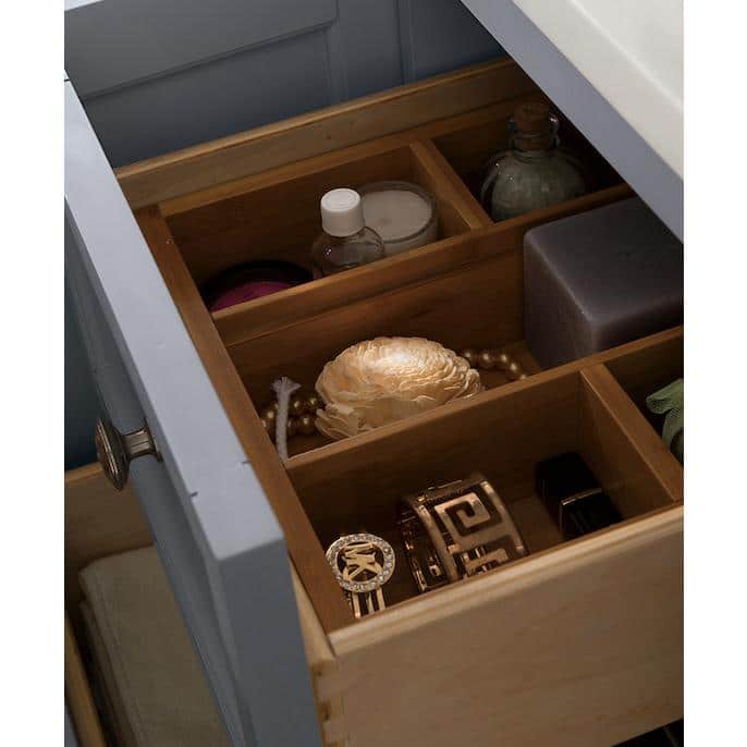 James Martin Vanities Copper Cove Encore Double Bath Vanity, Silver Gray, Quartz Top - Image 5