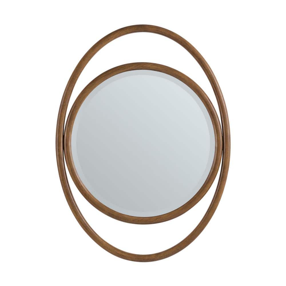 James Martin Vanities Esca 28 x 38 Inch Mid-Century Walnut Vanity Mirror