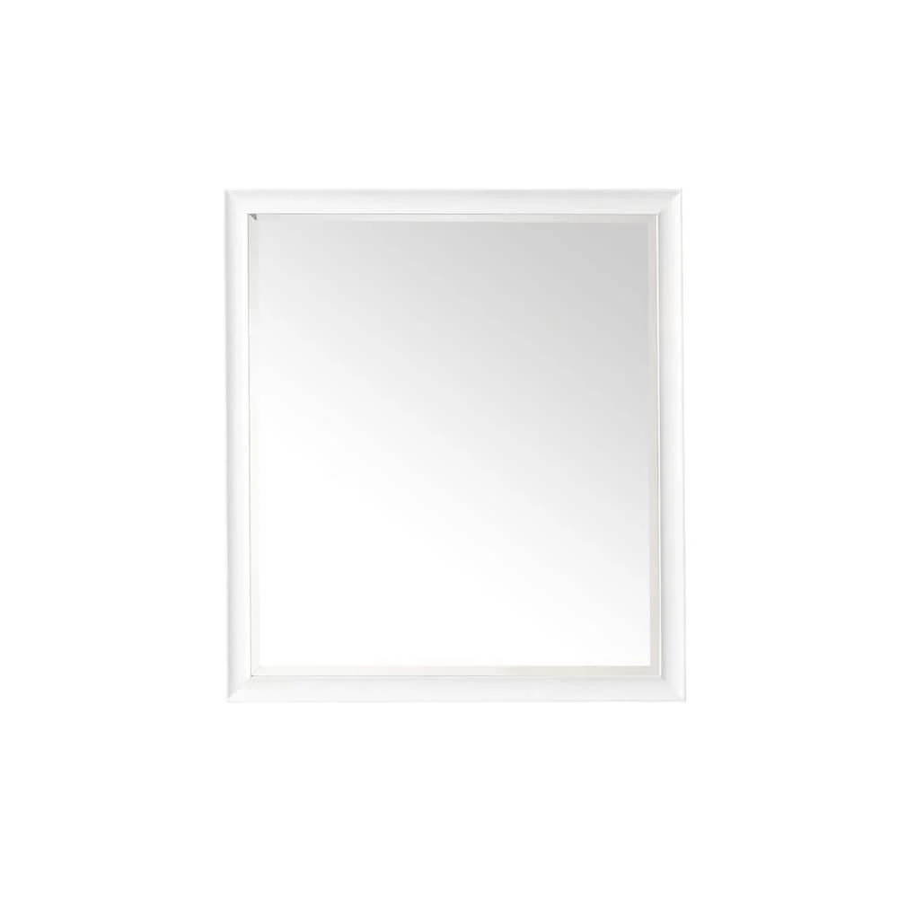 James Martin Vanities Glenbrook 36" x 40" Bright White Vanity Mirror