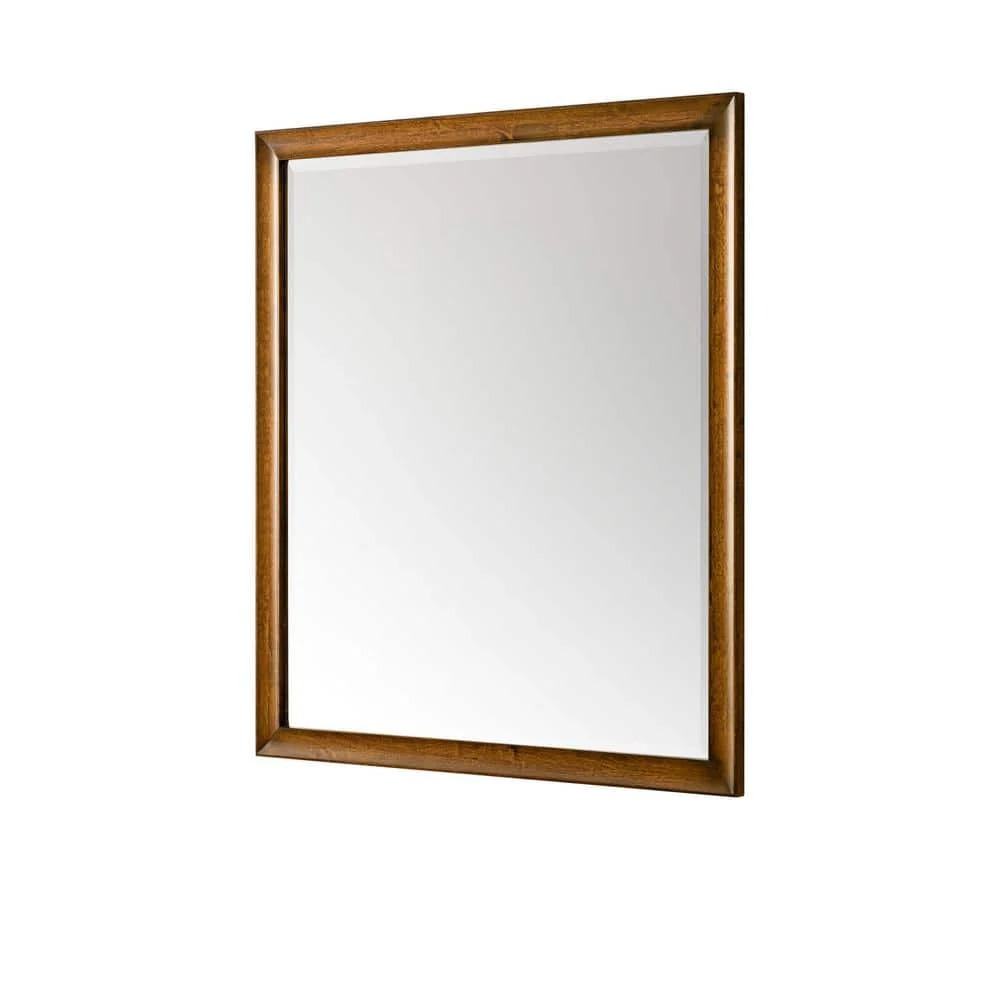 James Martin Vanities Glenbrook 36" x 40" Rectangular Vanity Mirror in Country Oak - Image 4