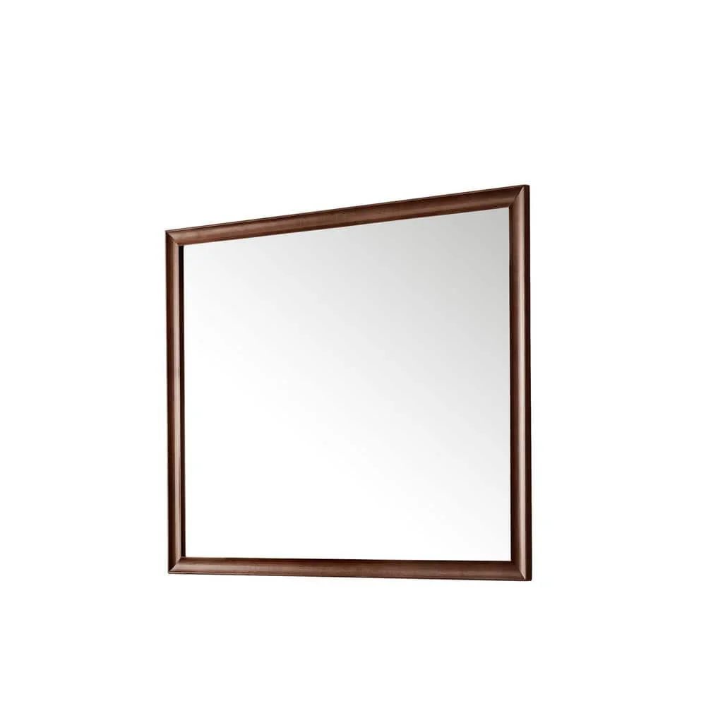 James Martin Vanities Glenbrook 48" Mid-Century Walnut Vanity Mirror - Image 2