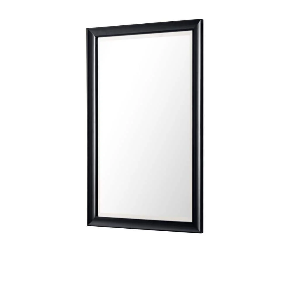 James Martin Vanities Glenbrooke 26" x 40" Black Onyx Vanity Mirror - Image 4
