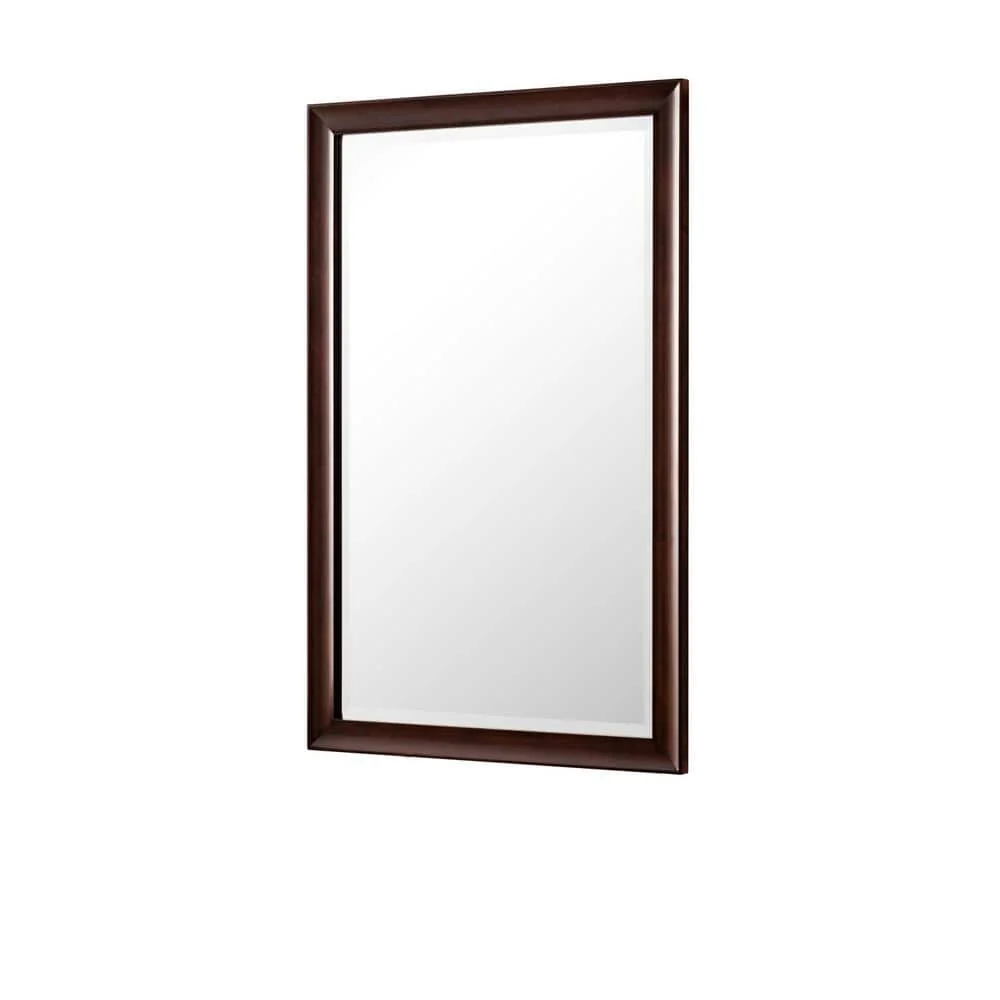 James Martin Vanities Glenbrooke 26" x 40" Burnished Mahogany Vanity Mirror - Image 5