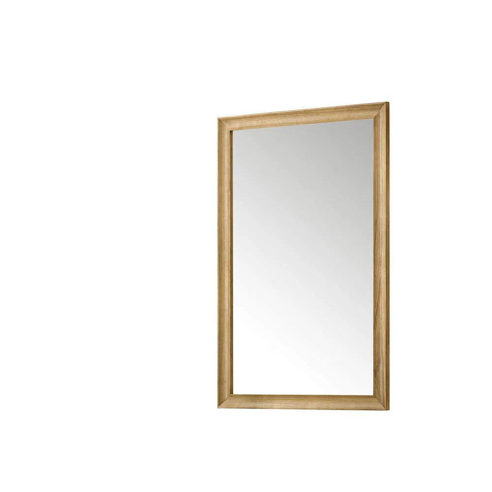 James Martin Vanities Glenbrooke 26" x 40" Rectangular Vanity Mirror in Light Natural Oak - Image 4
