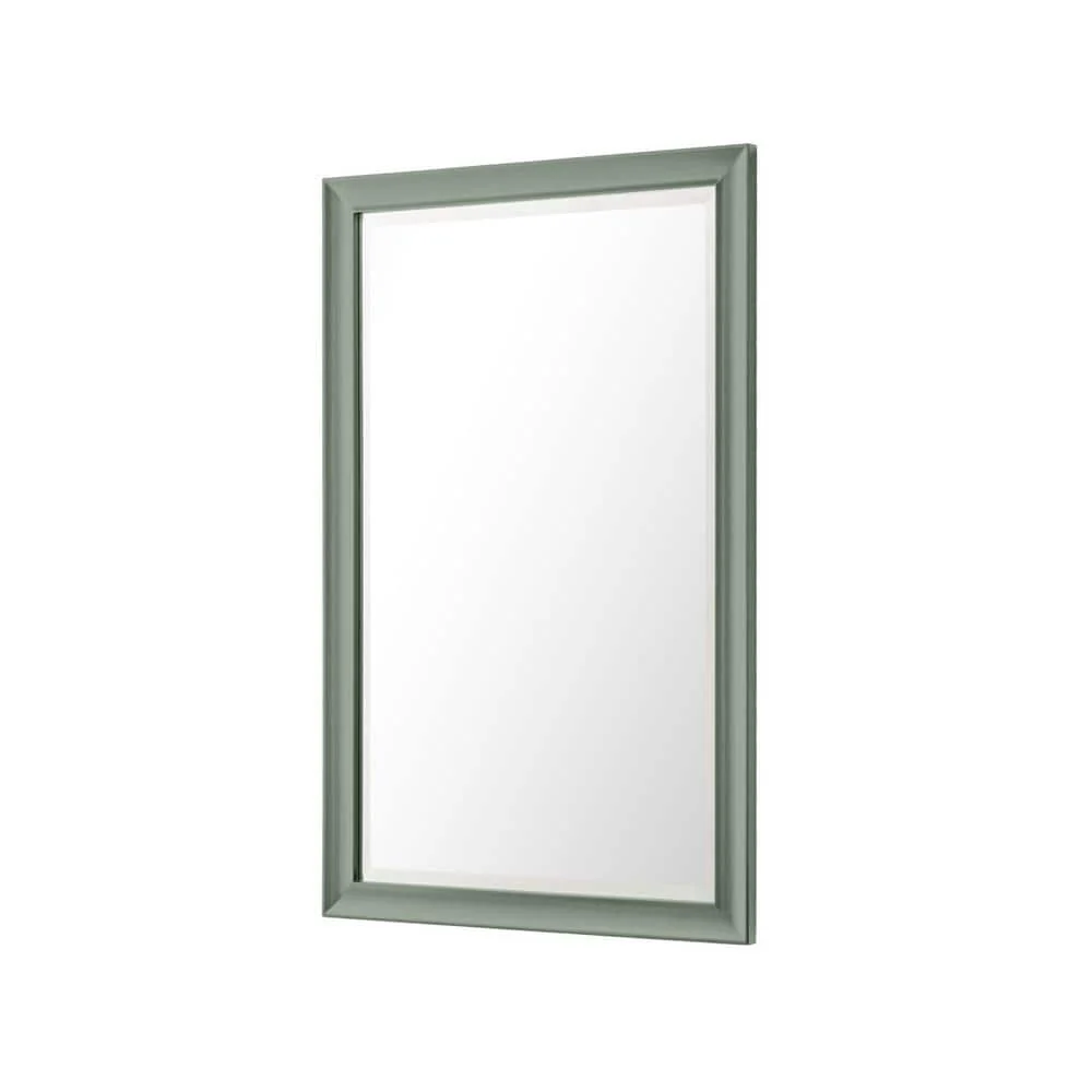 James Martin Vanities Glenbrooke 26" x 40" Rectangular Vanity Mirror in Smokey Celadon - Image 4