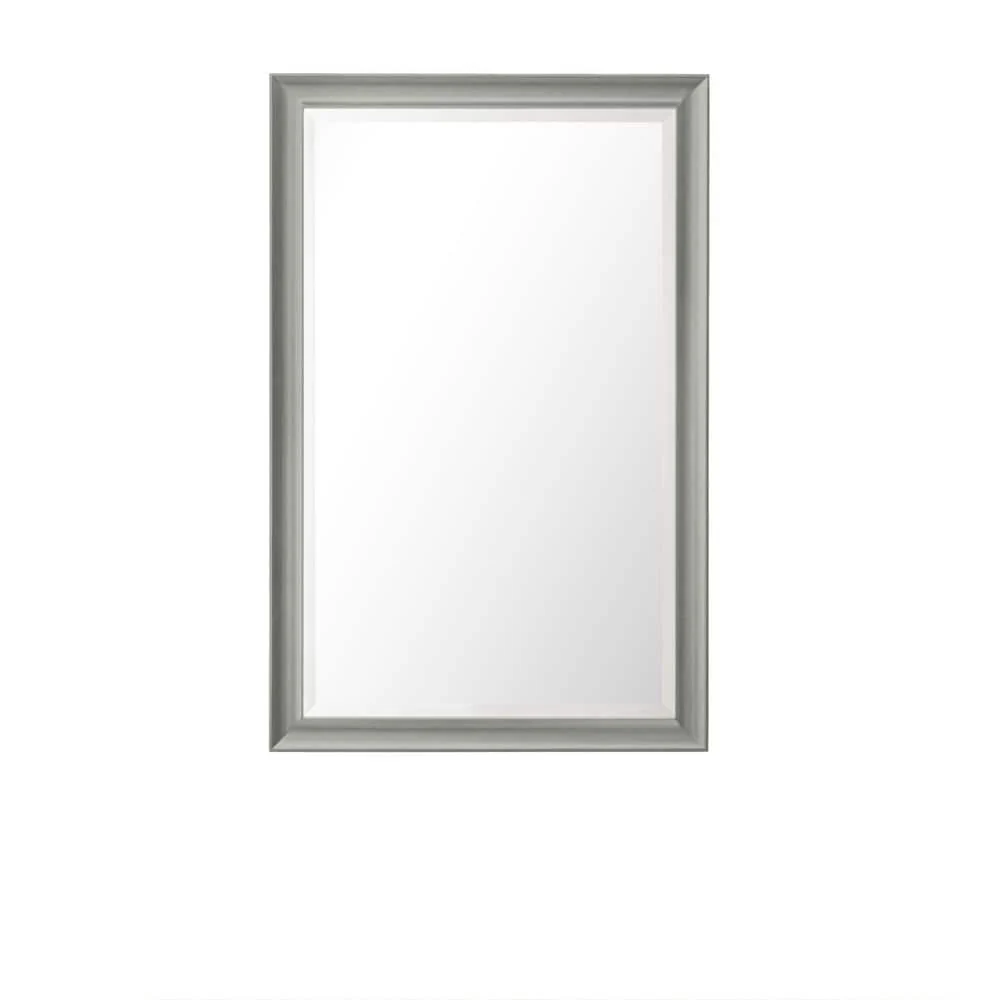 James Martin Vanities Glenbrooke 26" x 40" Urban Gray Bathroom Vanity Mirror