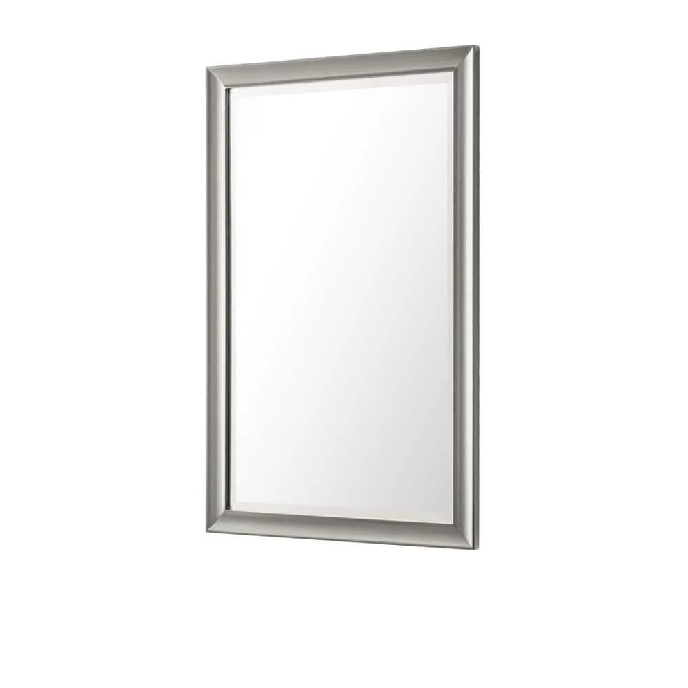 James Martin Vanities Glenbrooke 26" x 40" Urban Gray Bathroom Vanity Mirror - Image 4