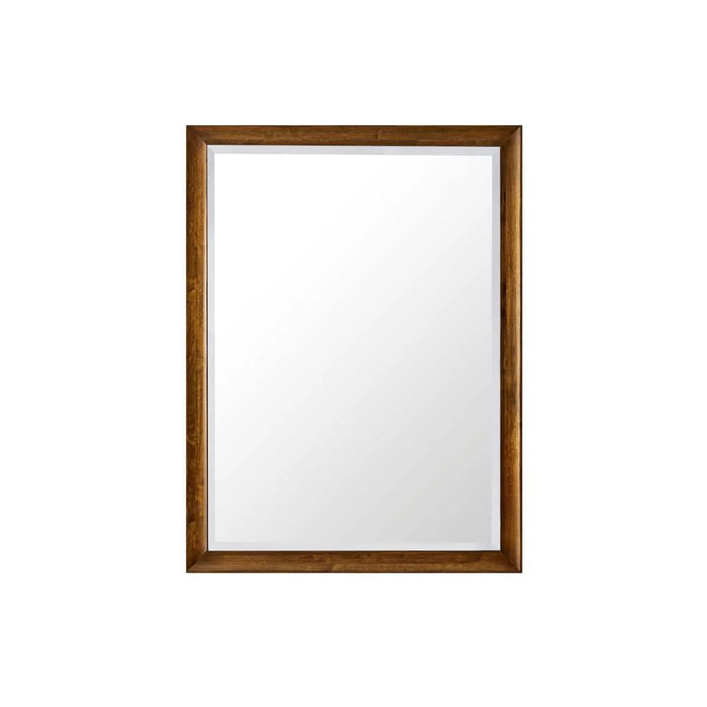 James Martin Vanities Glenbrooke 30" x 40" Rectangular Vanity Mirror in Country Oak