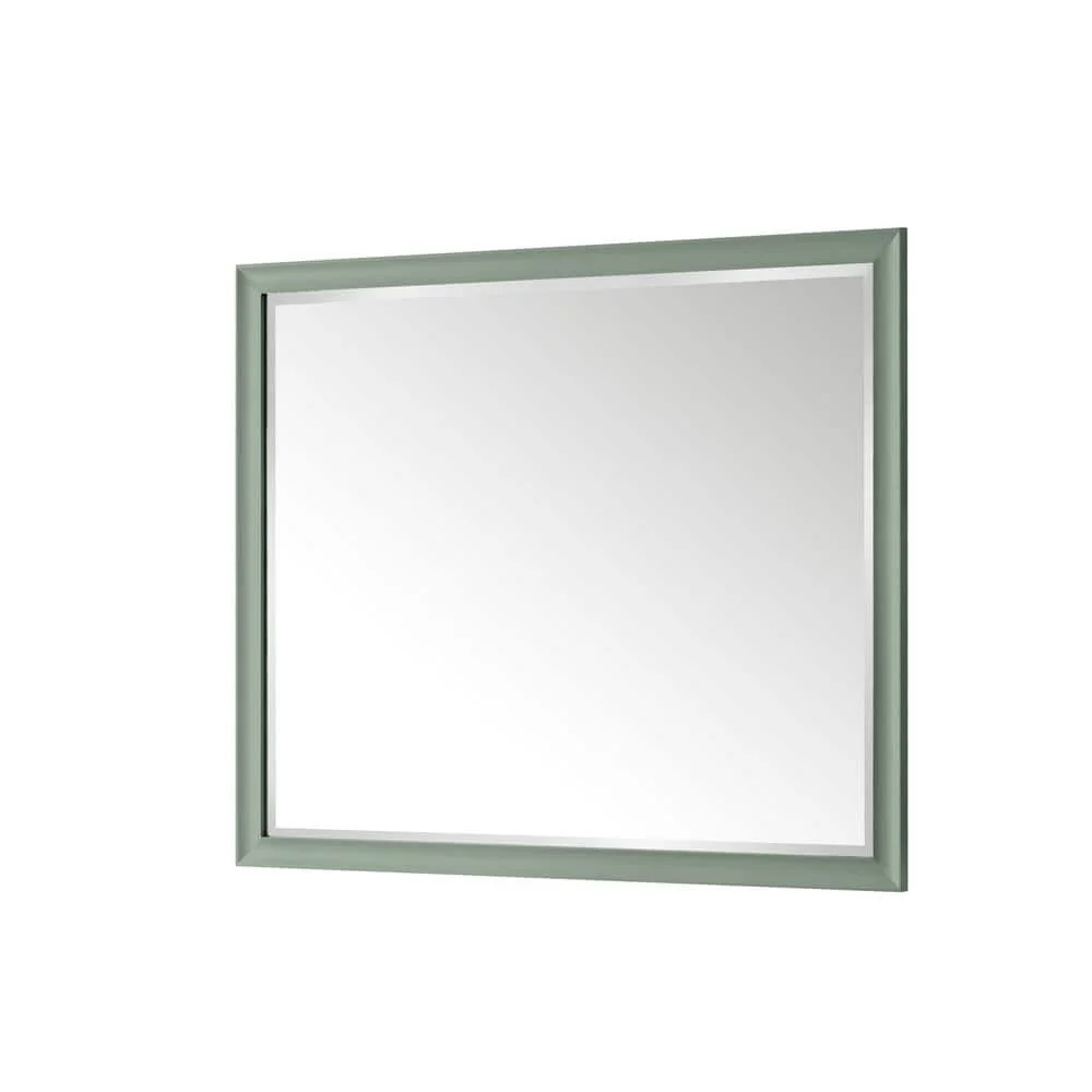 James Martin Vanities Glenbrooke 48" x 40" Rectangular Vanity Mirror in Smokey Celadon - Image 4
