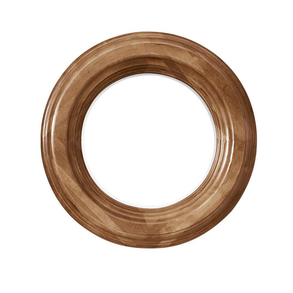 James Martin Vanities Malibu 26" Circular Wall Mirror in Honey Alder