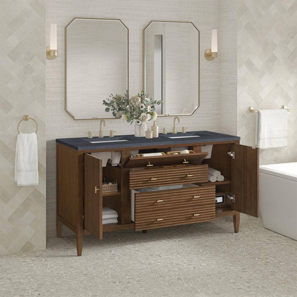 James Martin Vanities Myrrin 60" Double Bath Vanity with Quartz Top - Image 4
