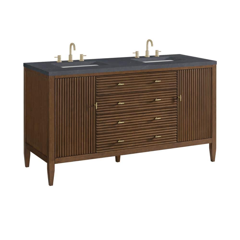 James Martin Vanities Myrrin 60" Double Bath Vanity with Quartz Top - Image 6
