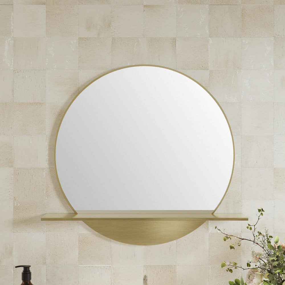 James Martin Vanities Radiant Gold Framed Bathroom Vanity Mirror, 24 x 22 Inches - Image 3