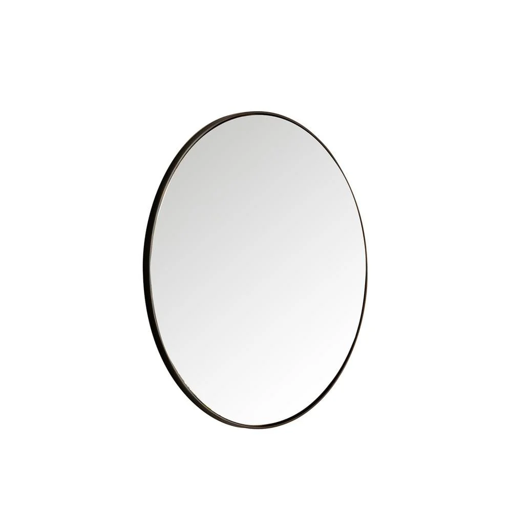 James Martin Vanities Rohe 30" Rectangular Bathroom Mirror, Champagne Brass - Image 2