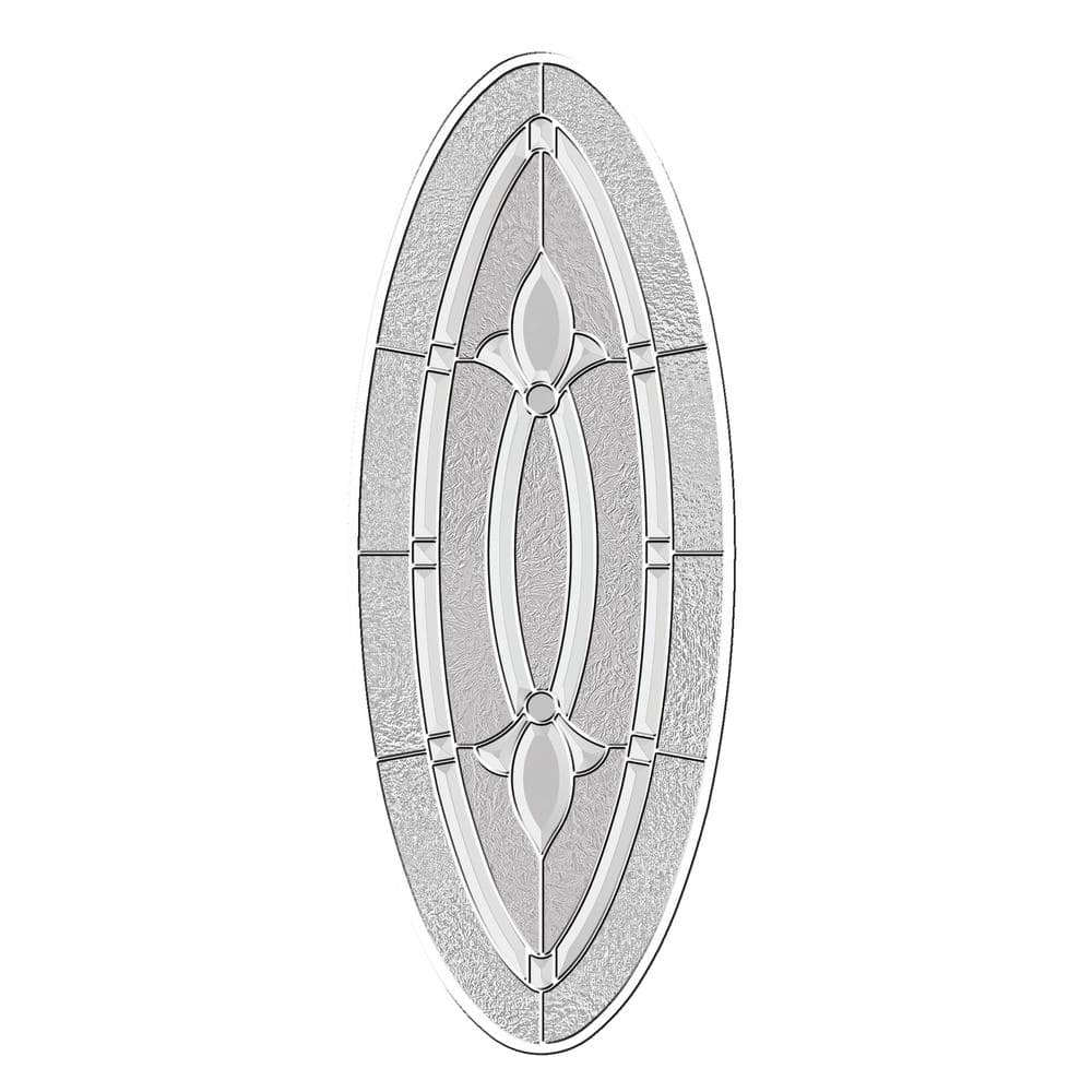 JELD-WEN 36 in. x 80 in. 3/4 Oval Lite Blakely Primed Steel Prehung Right-Hand Inswing Front Door - Image 8