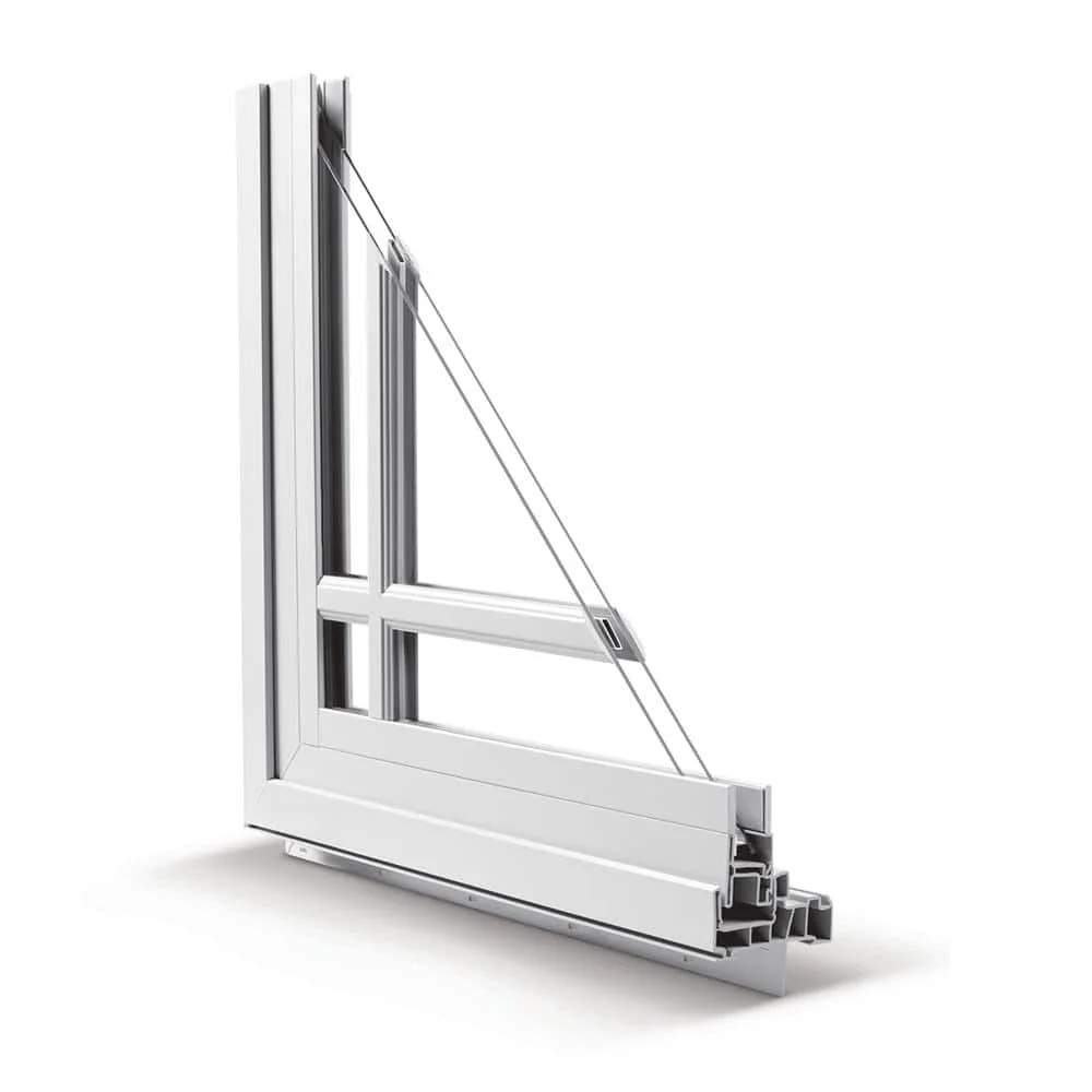 JELD-WEN 36 in. x 80 in. Craftsman Primed Right-Hand Inswing 6-Lite Clear Steel Prehung Front Door with Brickmould - Image 6