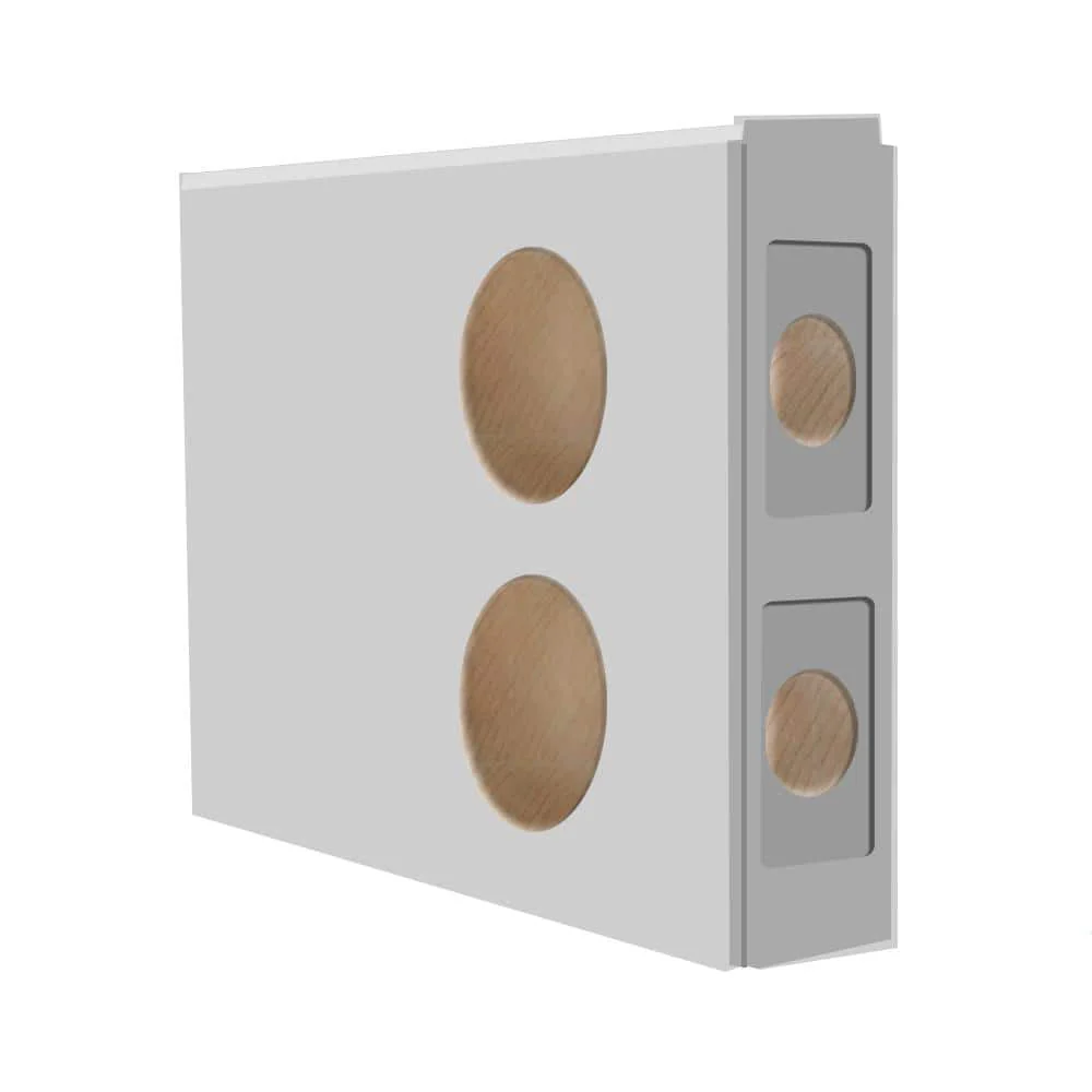JELD-WEN 66 in. x 80 in. Full Lite Blakely Primed Steel Prehung Right-Hand Inswing Front Door with Sidelites - Image 4