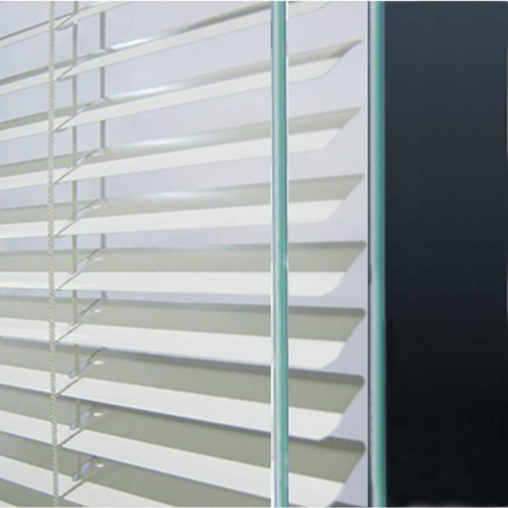 JELD-WEN 72 in. x 80 in. Black Painted Steel Right-Hand Inswing Full Lite Glass Stationary/Active Patio Door - Image 6