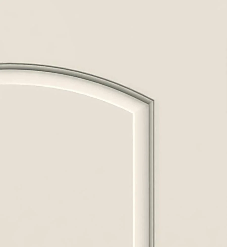 JELD-WEN Continental 30-in x 80-in Primed 2-Panel Round Top Molded Composite Bifold Door, Hardware Included - Image 3