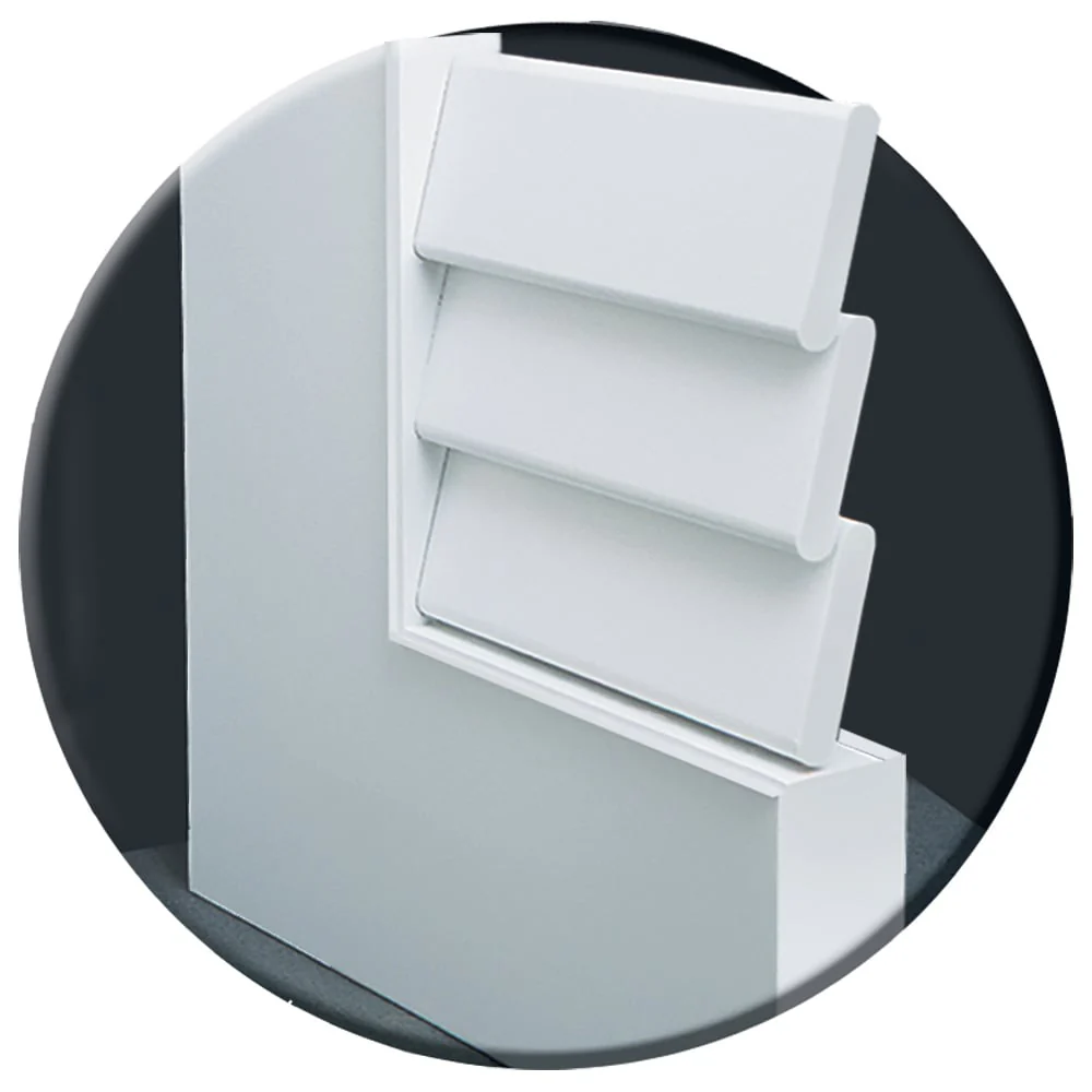 JELD-WEN Louver 24-in x 80-in Primed Pine Wood Bifold Closet Door, Full Louver Panel (Hardware Included) - Image 7