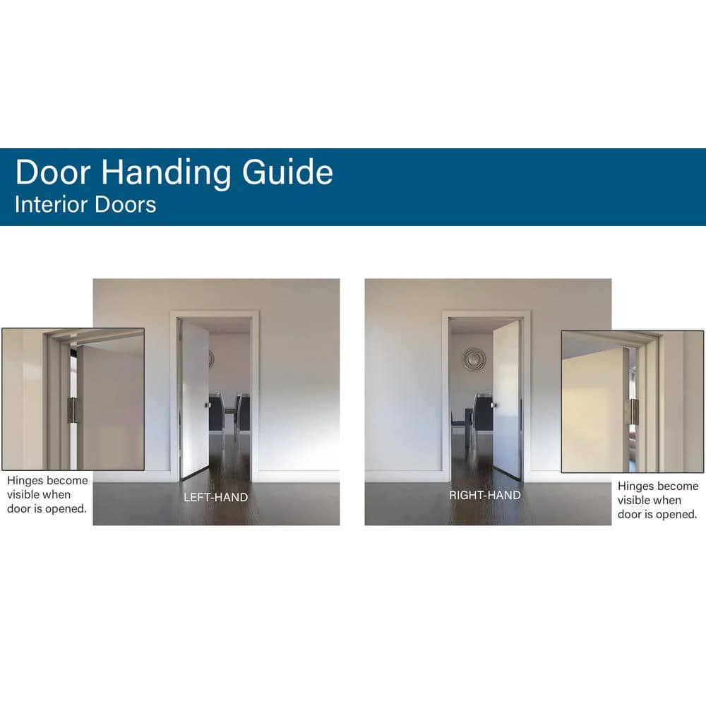 JELD-WEN MODA PMT1011 32 in. x 80 in. Primed Solid Core Wood Interior Door Slab with Translucent Glass - Image 6