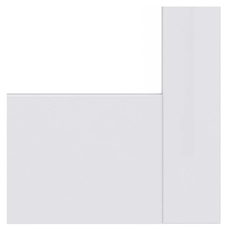 JELD-WEN MODA Primed PMC1044 Solid Core Wood Interior Door Slab with Clear Glass, 36 in. x 80 in. - Image 5