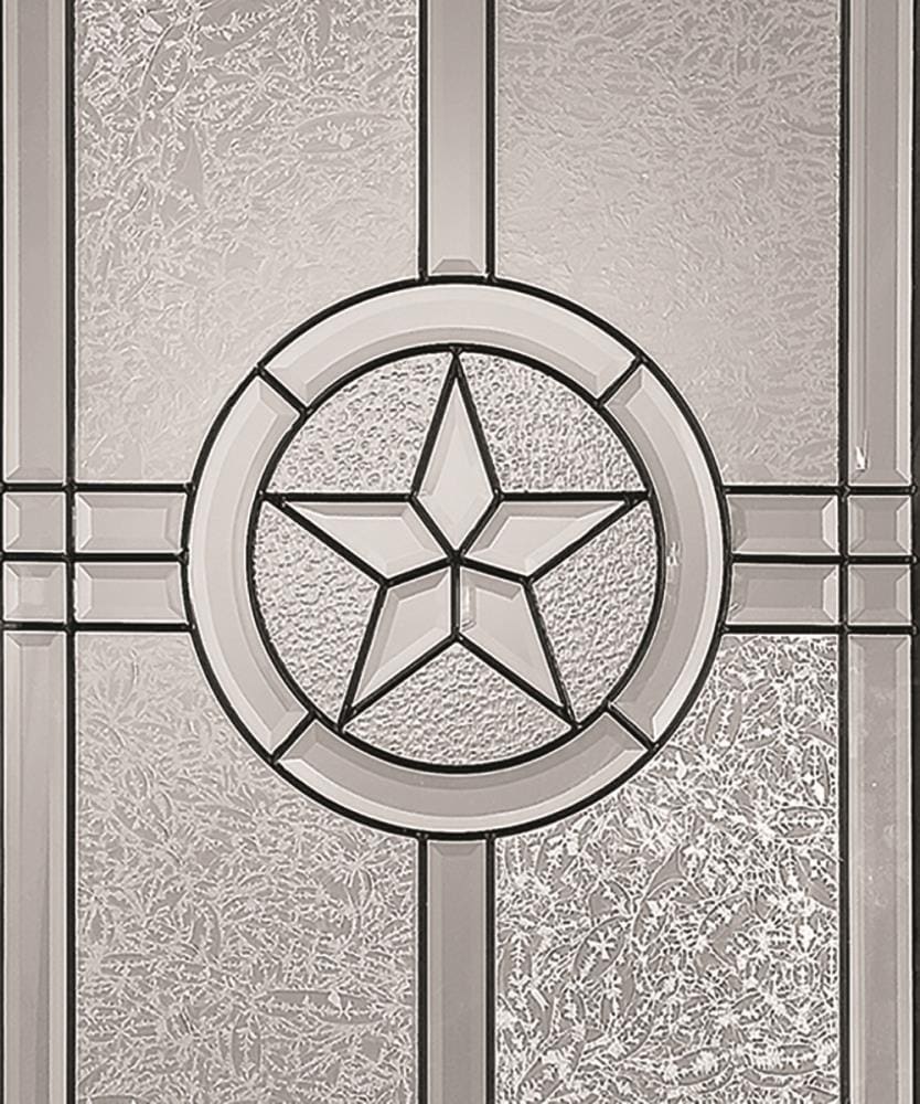 JELD-WEN Radiant Star 36-in x 80-in Steel Half Lite Right-Hand Inswing Primed Prehung Single Front Door - Image 4