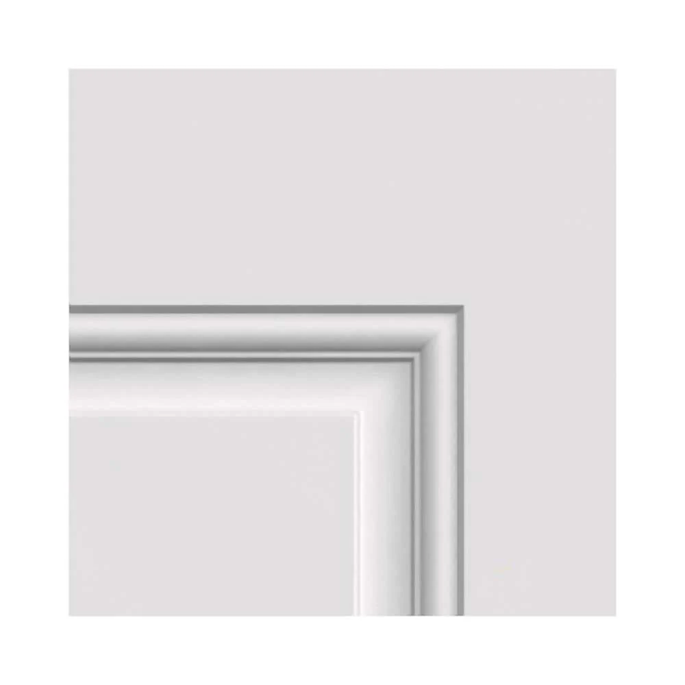 JELD-WEN Radiant Star 36-in x 80-in Steel Half Lite Right-Hand Inswing Primed Prehung Single Front Door - Image 5