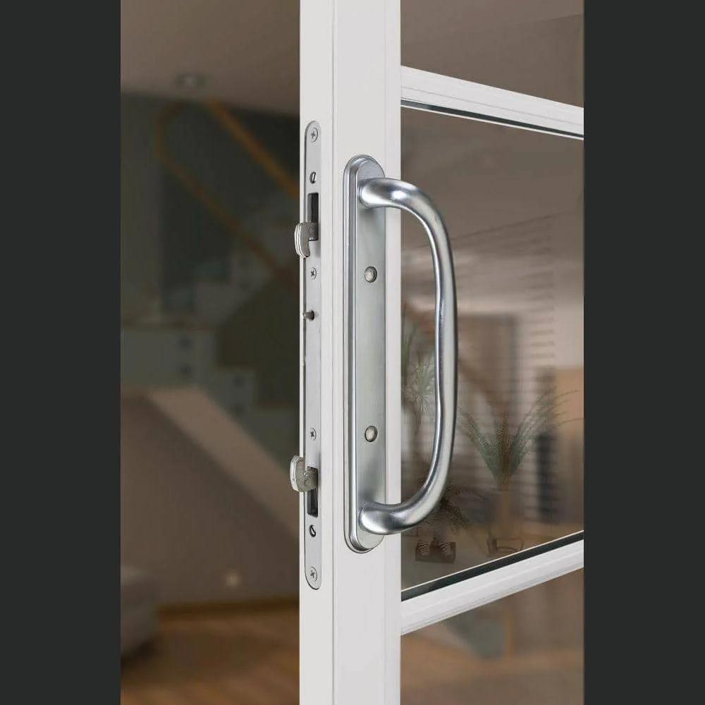 JELD-WEN V-4500 72 in. x 80 in. Contemporary Black FiniShield Vinyl Right-Hand Full Lite Sliding Patio Door with Internal Blinds - Image 6