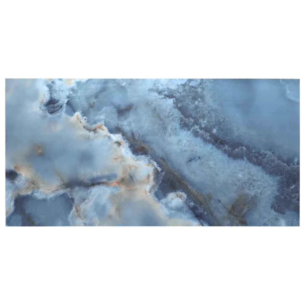 Jewel Onyx Blue 24x48 Polished Porcelain Tile by Lux Tile - Image 4