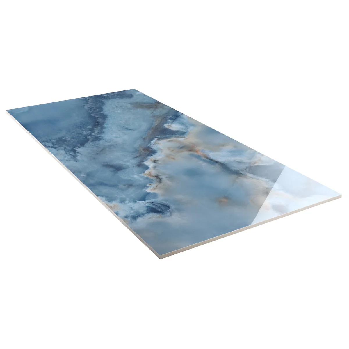 Jewel Onyx Blue 24x48 Polished Porcelain Tile by Lux Tile - Image 7
