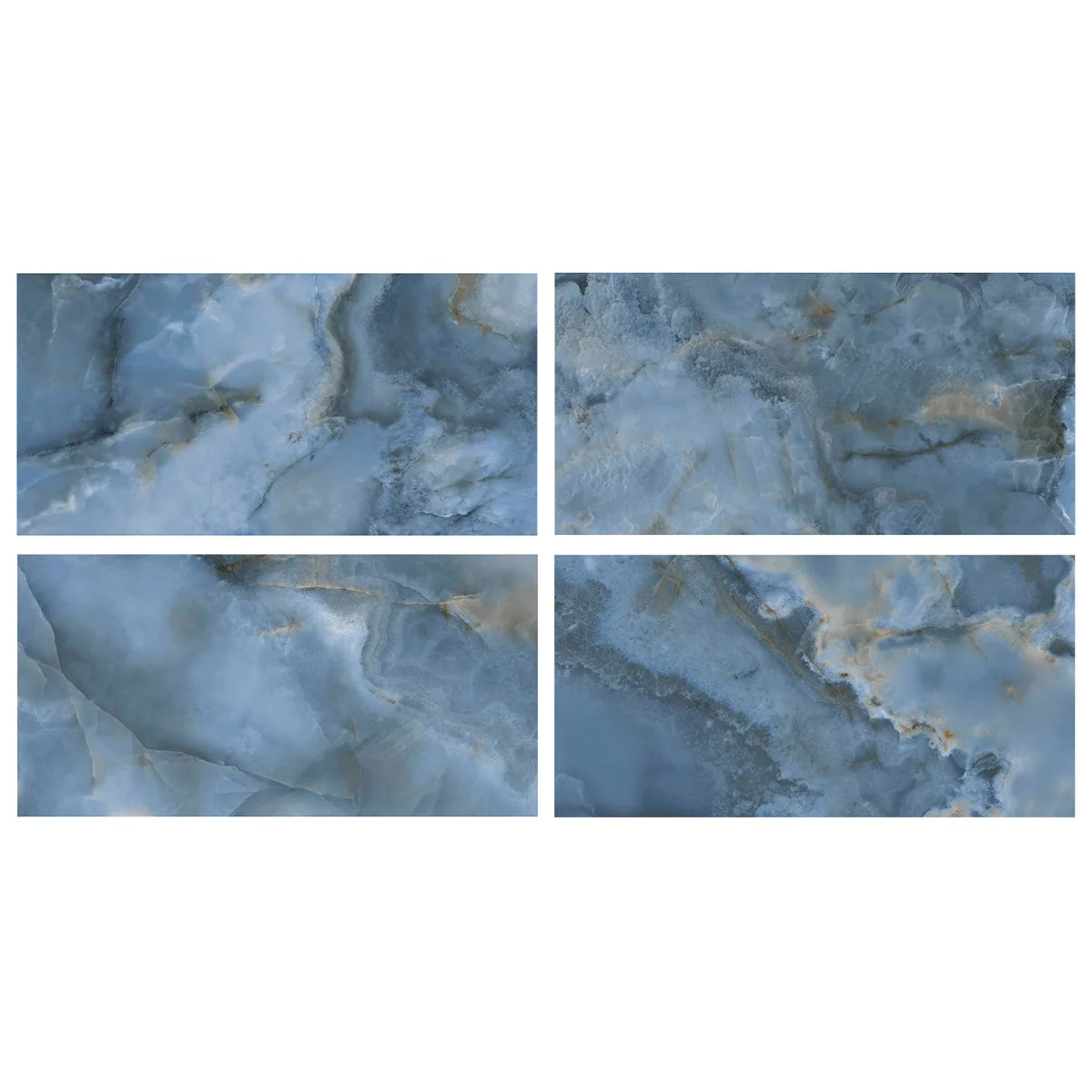 Jewel Onyx Blue 24x48 Polished Porcelain Tile by Lux Tile - Image 9