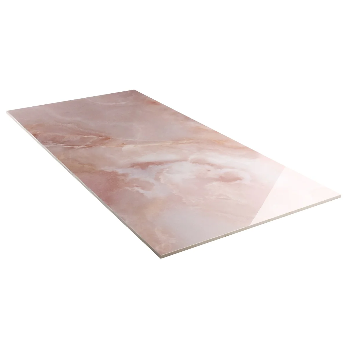 Jewel Onyx Coral Pink 24x48 Polished Porcelain Tile by Lux Tile - Image 6