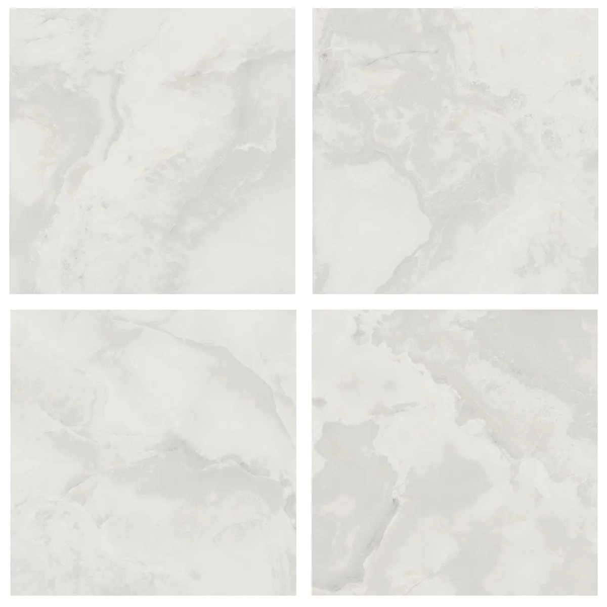 Jewel Onyx White 48x48 Polished Porcelain Tile by Lux Tile - Image 8