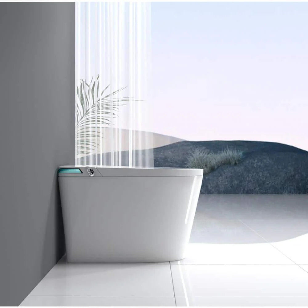 JimsMaison Elongated Bidet Toilet with LED Display, Heated Seat & Dryer - Image 10
