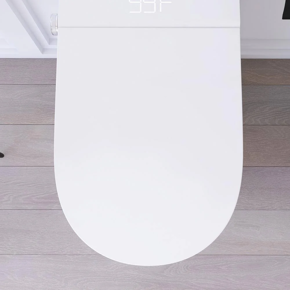 JimsMaison Elongated Smart Bidet Toilet with Instant Seat Heating, Night Light, and Auto Flushing - Image 2