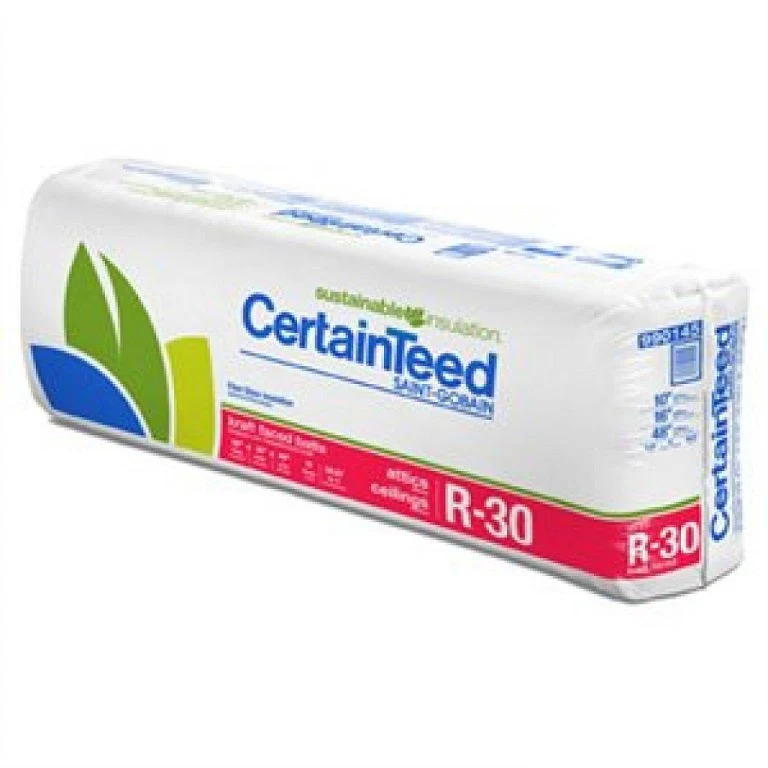 CertainTeed R-30C Kraft Faced Fiberglass Batt Insulation (15 in x 48 in, 50 sq-ft)