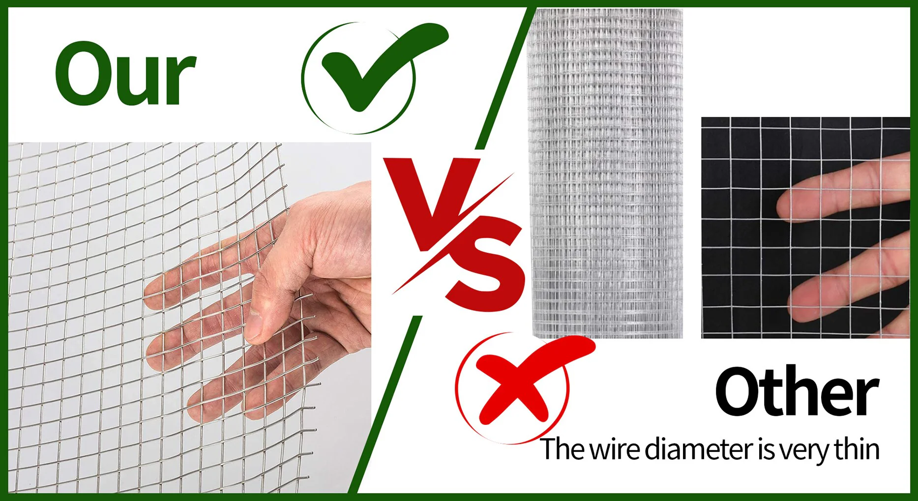 Kahomvis 19-Gauge 100x4 ft Galvanized Hardware Cloth Fencing - Image 6