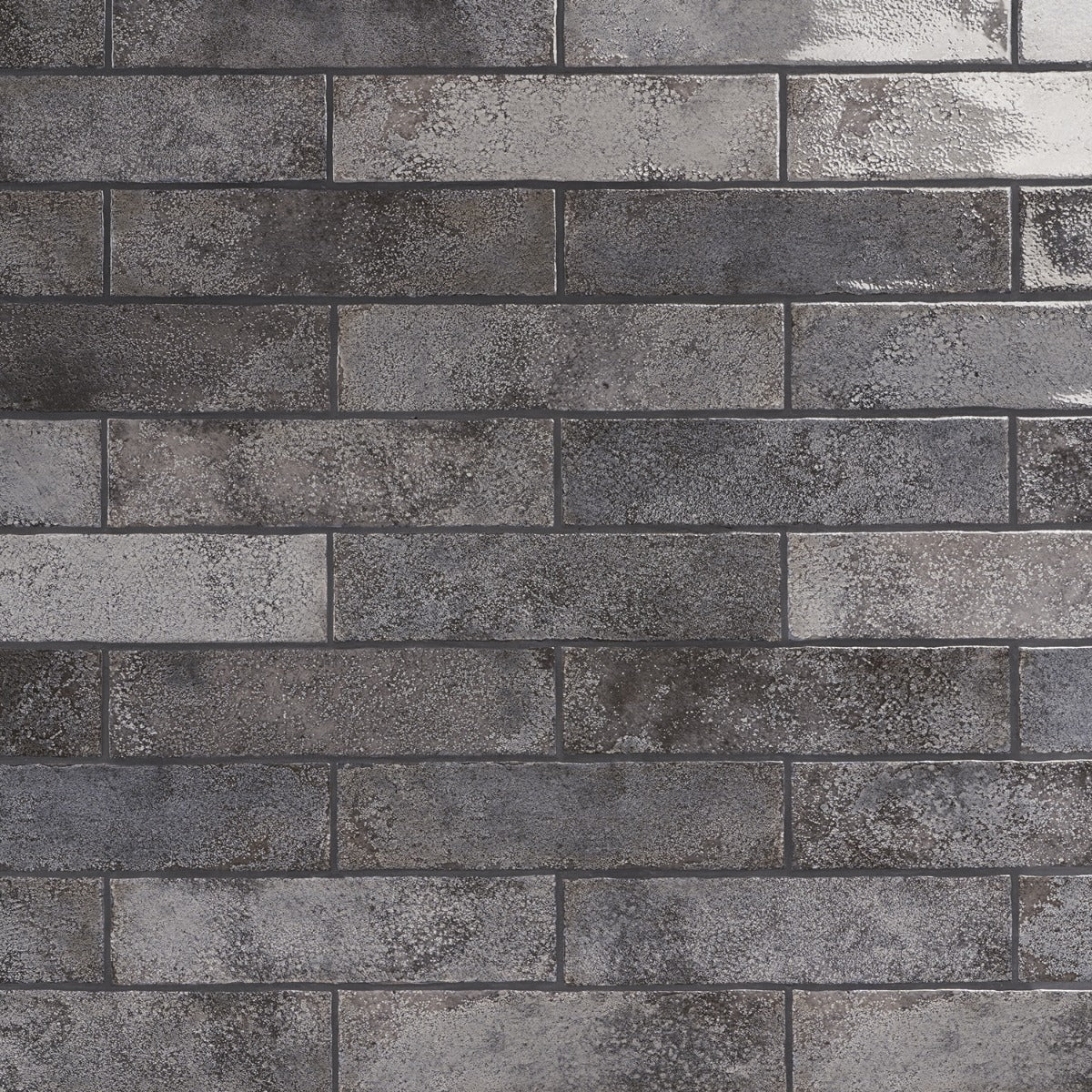 Kalay Antracite Gray 3x12 Glossy Ceramic Subway Tile - Lux Tile - Image 4
