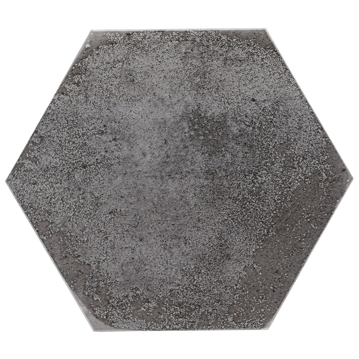 Kalay Antracite Gray 9" Hexagon Polished Porcelain Tile - Image 3